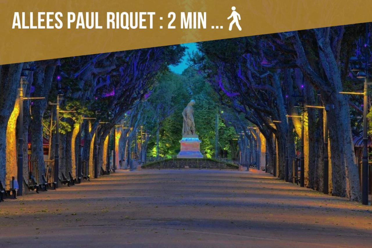 Centre Historique - Free Parking - Self Checkin - Wifi - Industriel - Sleepntripbeziers 아파트 외부 사진