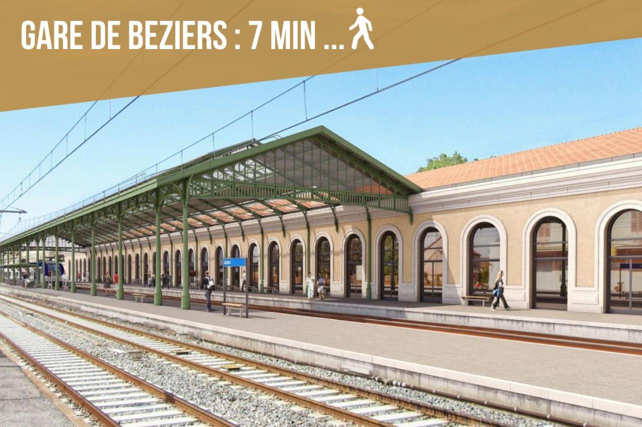 Centre Historique - Free Parking - Self Checkin - Wifi - Industriel - Sleepntripbeziers 아파트 외부 사진